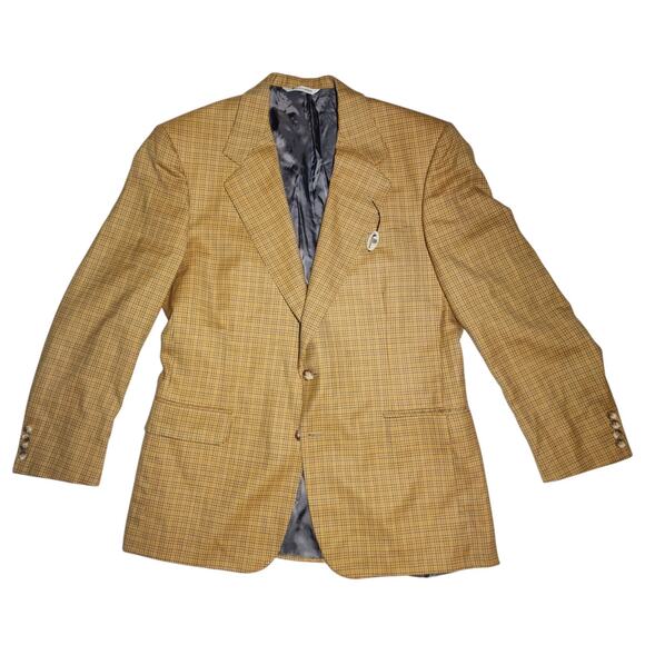 Aquascutum of London Regent 100 Collection Tweed Blazer Jacket Mens Size L 44 - Picture 1 of 9